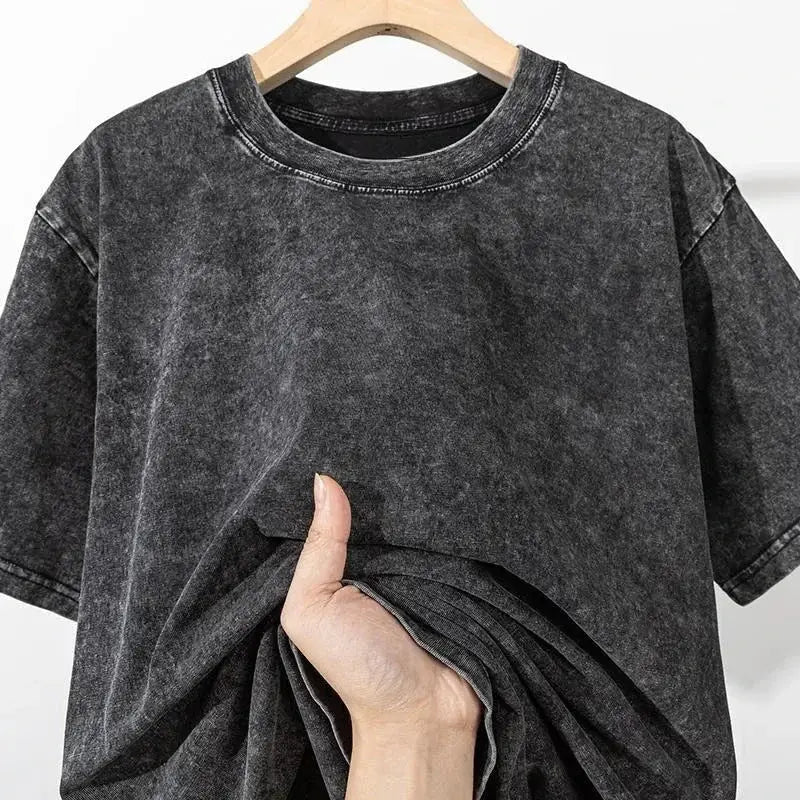 Frieren Frieren Washed T-Shirt – Oversized Cotton Tee