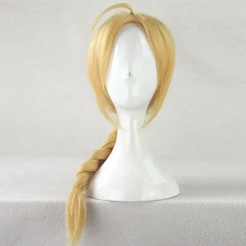 Fullmetal Alchemist Edward Elric Cosplay Wig – 55cm Synthetic Braid