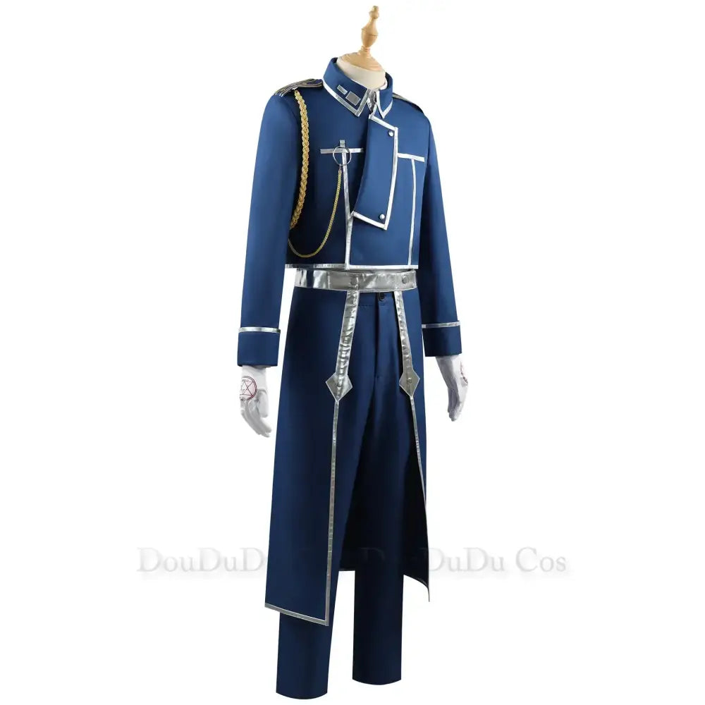 Fullmetal Alchemist Roy Mustang Cosplay Uniform – Men’s Suit