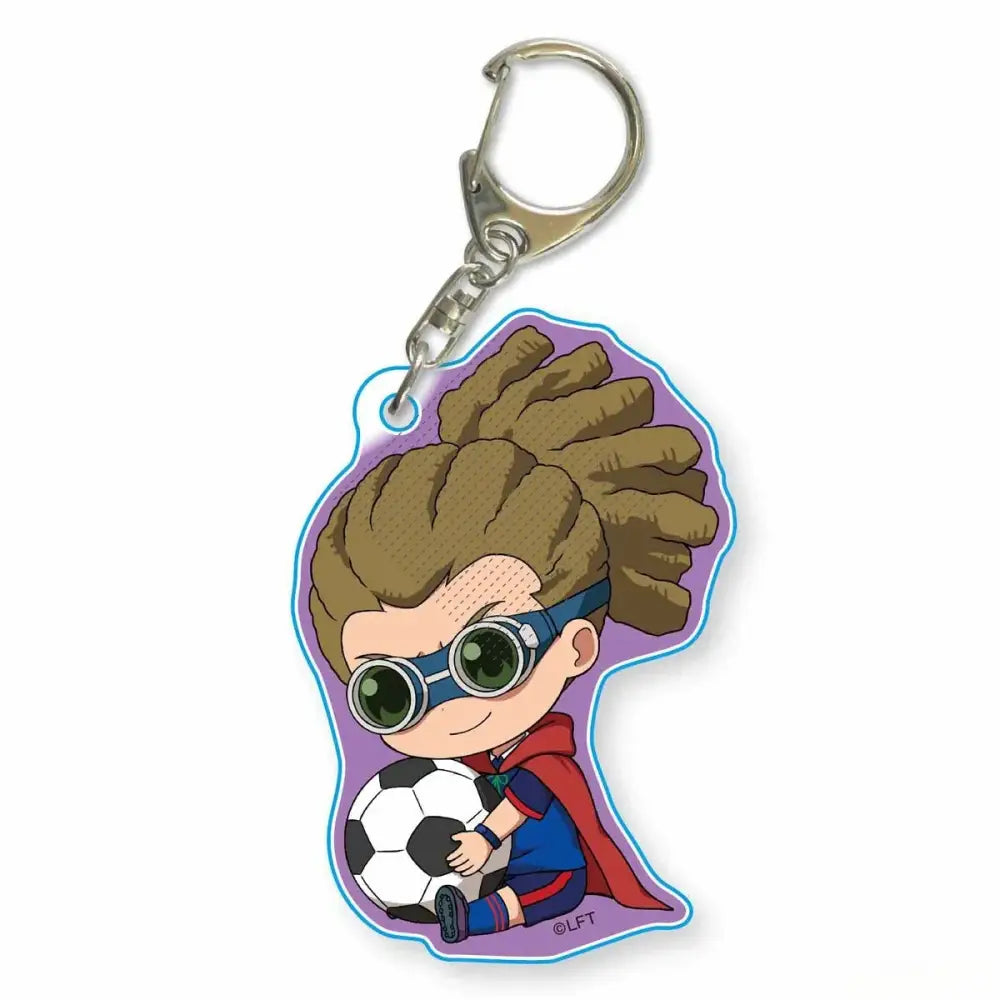 Game INAZUMA ELEVEN 11 Keychain Doll Anime Asuto Inamori Ryohei Haizaki Ichirota Shuya Goenji Acrylic Keyring Pendant for Gift