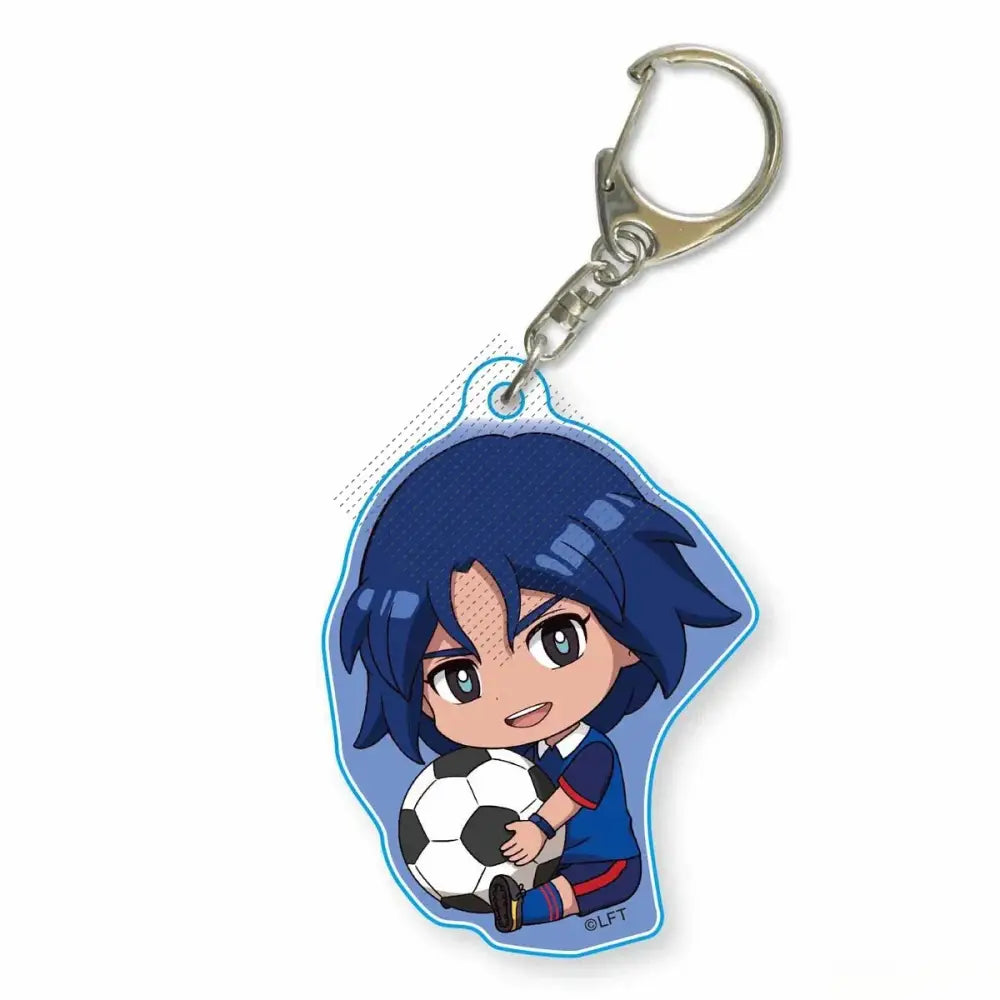 Game INAZUMA ELEVEN 11 Keychain Doll Anime Asuto Inamori Ryohei Haizaki Ichirota Shuya Goenji Acrylic Keyring Pendant for Gift