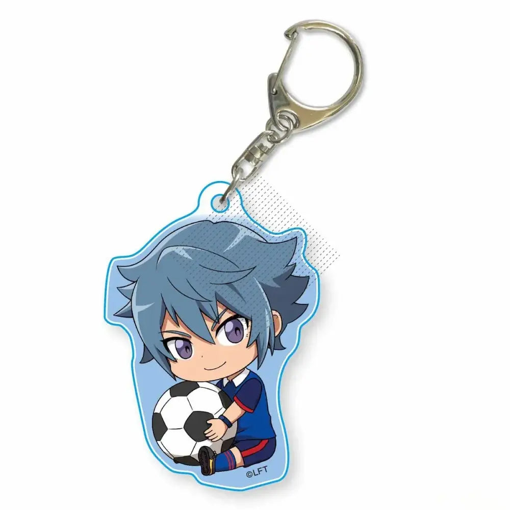 Game INAZUMA ELEVEN 11 Keychain Doll Anime Asuto Inamori Ryohei Haizaki Ichirota Shuya Goenji Acrylic Keyring Pendant for Gift
