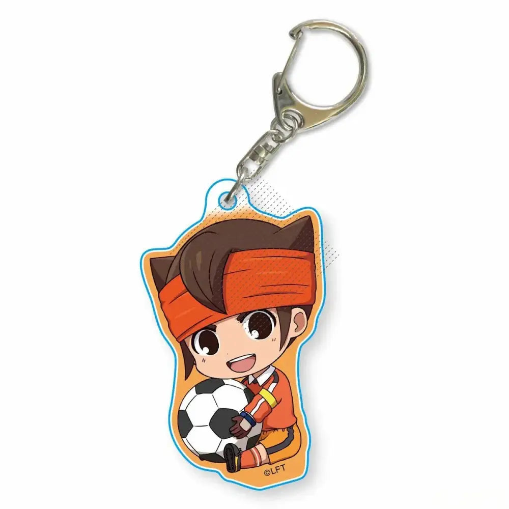 Game INAZUMA ELEVEN 11 Keychain Doll Anime Asuto Inamori Ryohei Haizaki Ichirota Shuya Goenji Acrylic Keyring Pendant for Gift