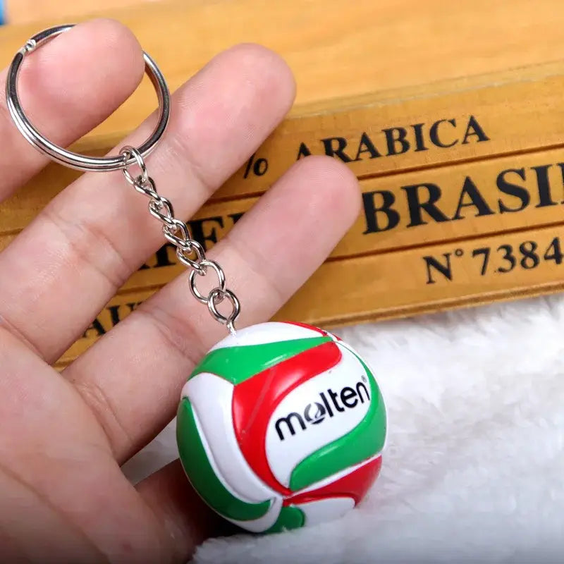 Haikyuu!! Volleyball PVC Keychain – Sport Ball Design