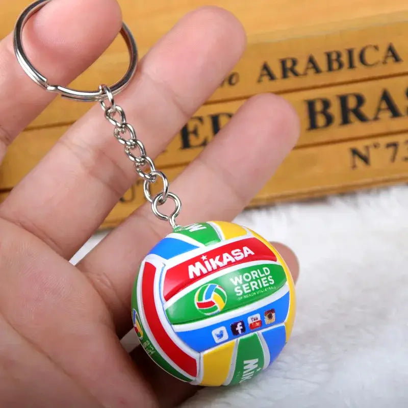 Haikyuu!! Volleyball PVC Keychain – Sport Ball Design