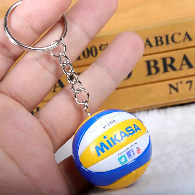 Haikyuu!! Volleyball PVC Keychain – Sport Ball Design