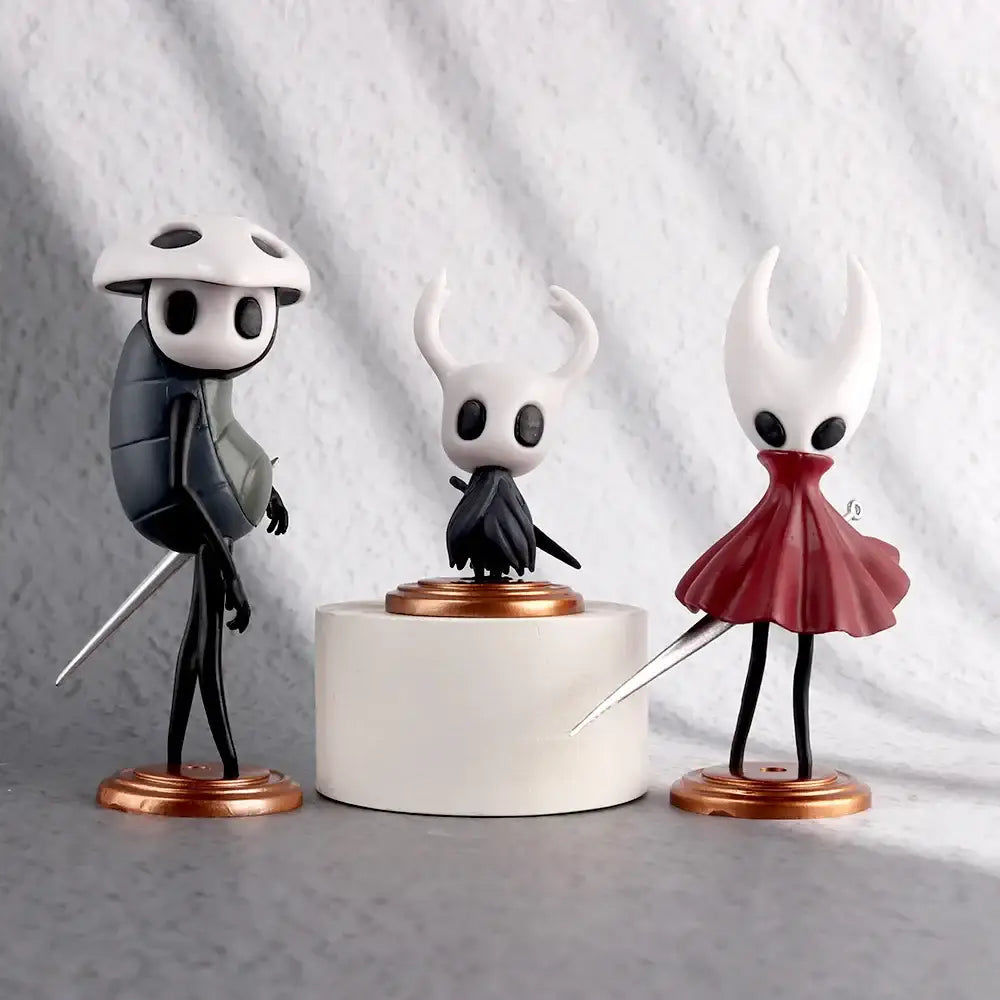 Hollow Knight Knight PVC Figure Set – 3pcs, PVC Statue