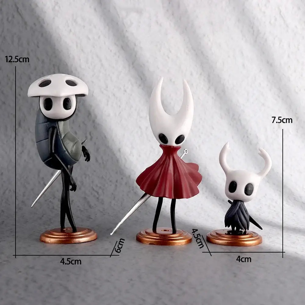 Hollow Knight Knight PVC Figure Set – 3pcs, PVC Statue