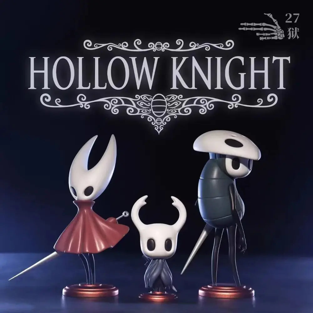 Hollow Knight Knight PVC Figure Set – 3pcs, PVC Statue