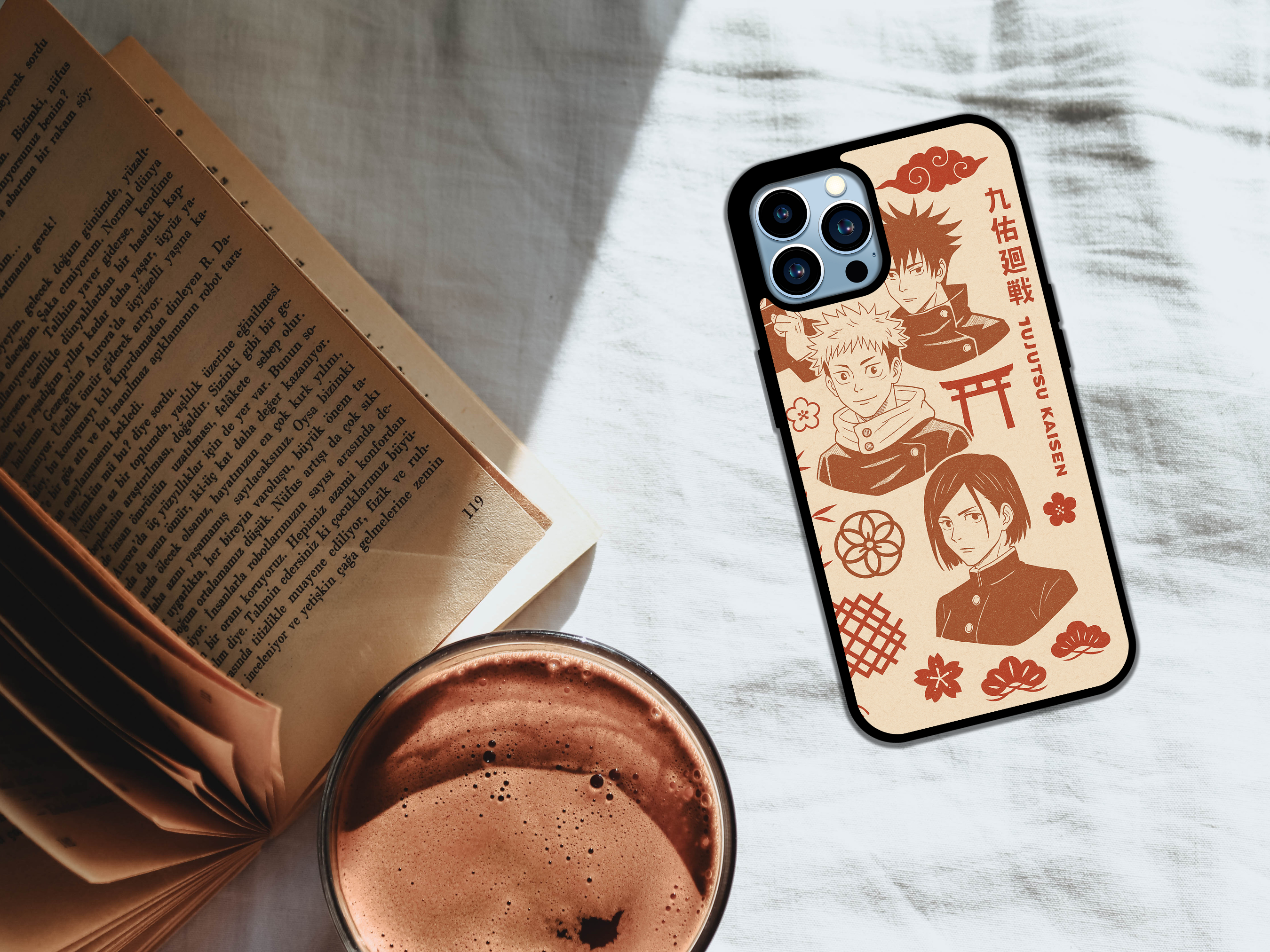 Cursed Energy Anime Phone Case