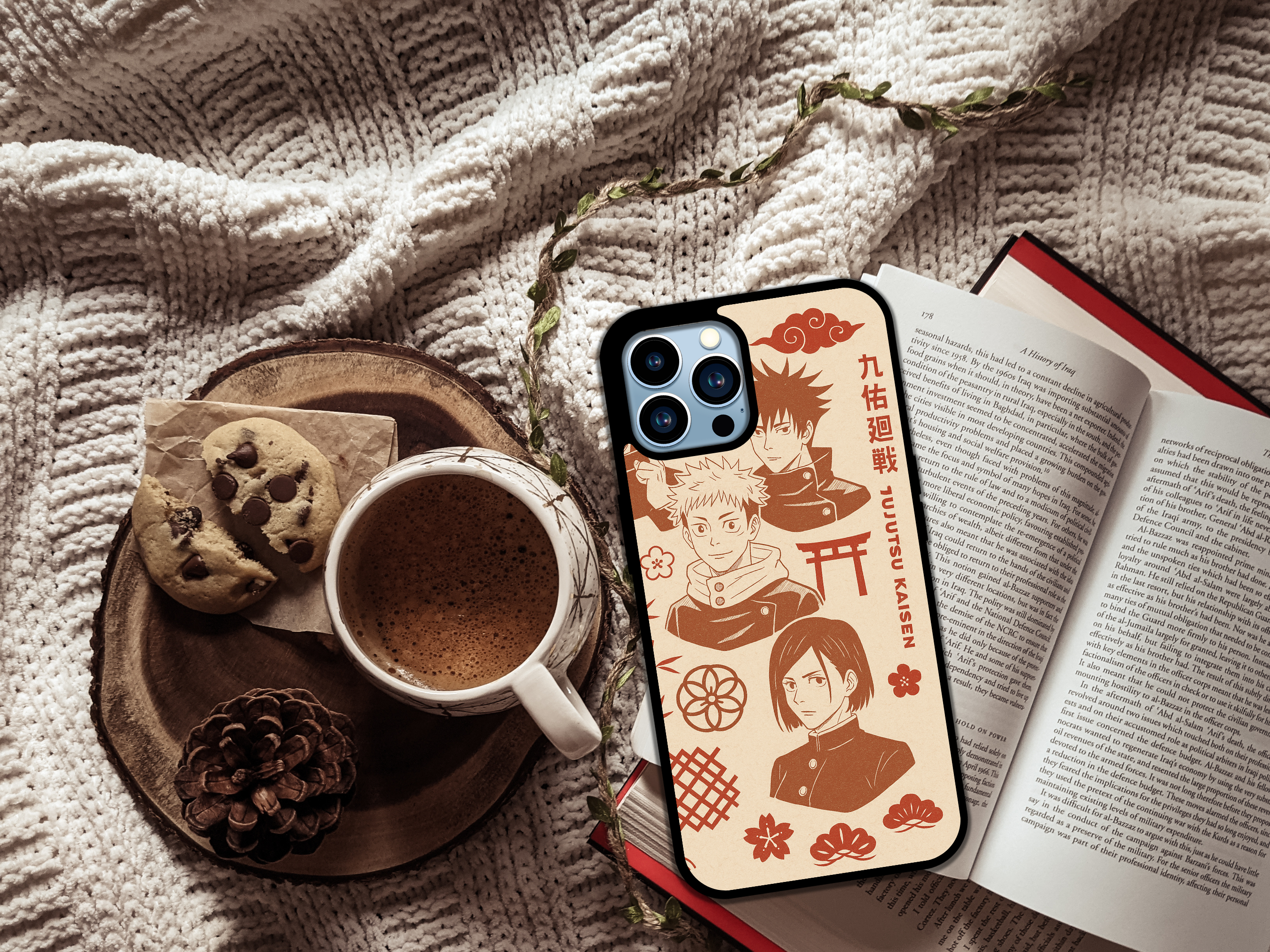 Cursed Energy Anime Phone Case