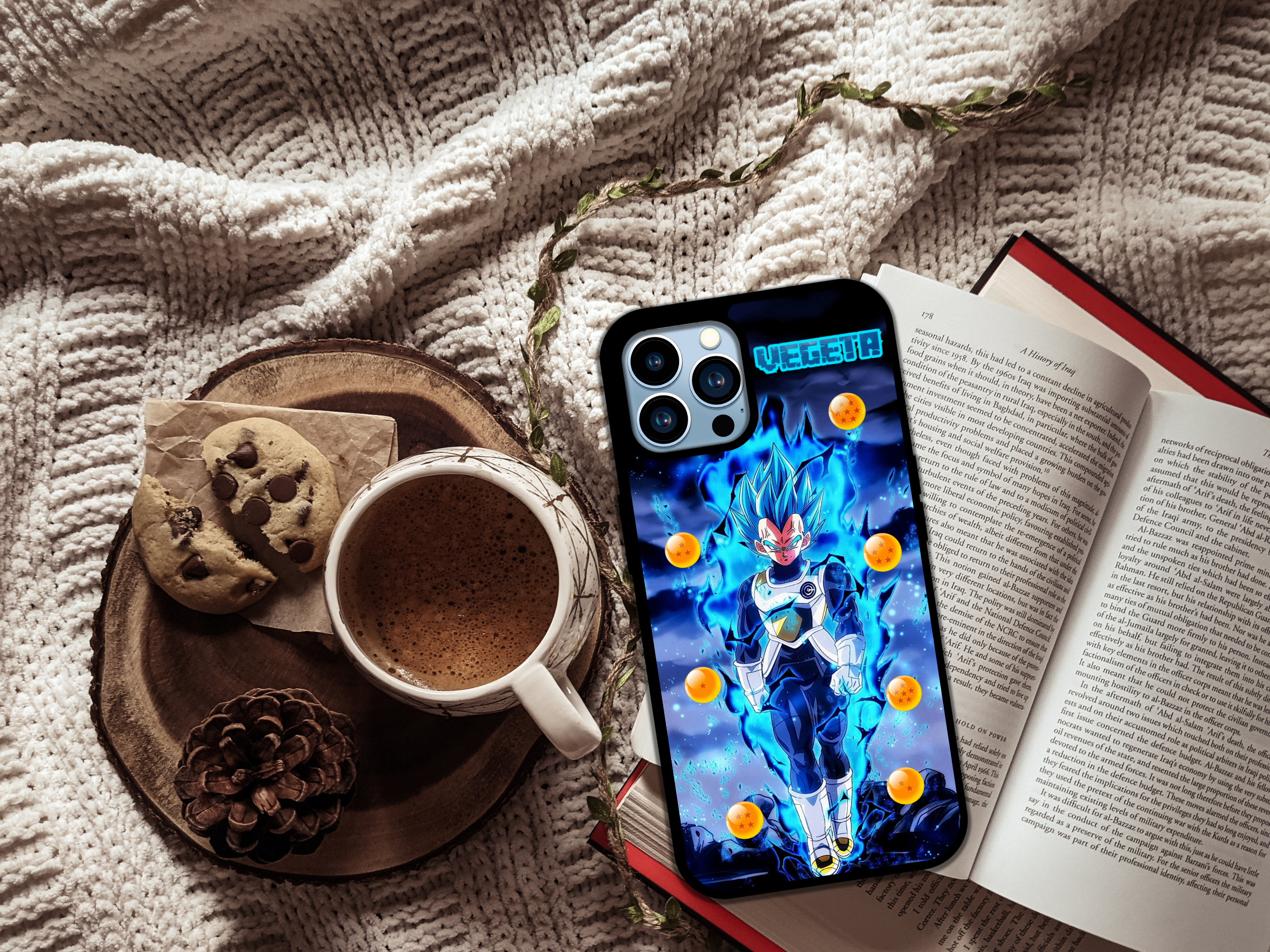 Blue Rival Anime Warrior Phone Case