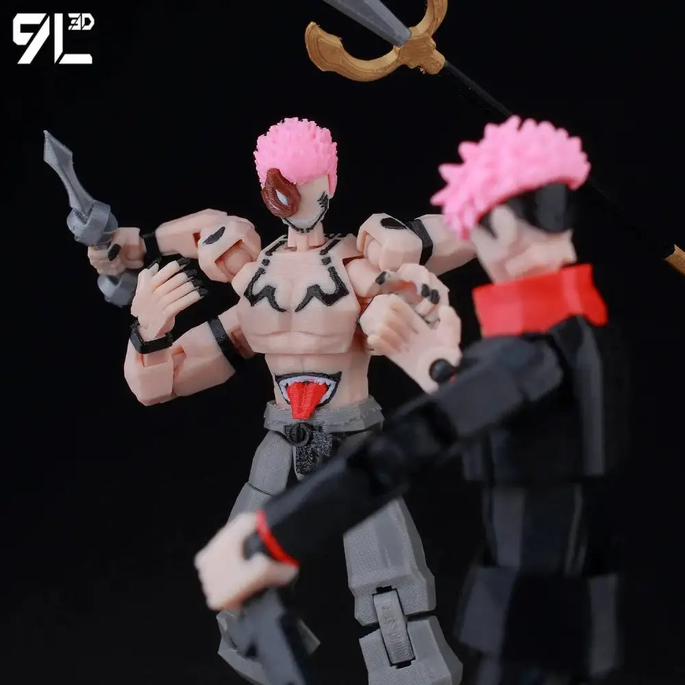 Jujutsu Kaisen Itadori Figure – Multi-Jointed Movable