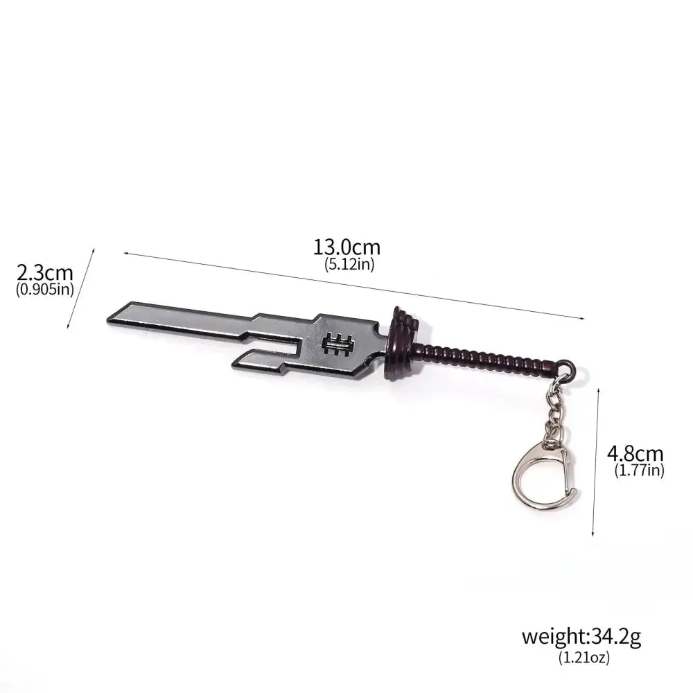Jujutsu Kaisen Toji Inverted Spear Keychain – Anime Pendant