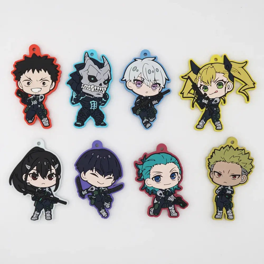 Kaiju No. 8 Character Rubber Keychain – PVC Material