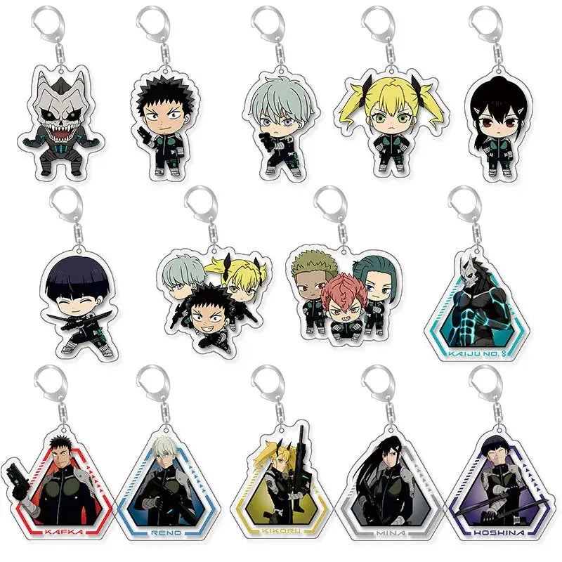 Kaiju No. 8 Hibino Reno Acrylic Keychain – Plastic Bag Tag