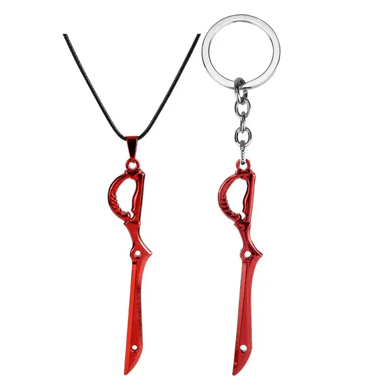 Kill La Kill Matoi Ryuko Keychain – Mini Metal Red Scissor Blade