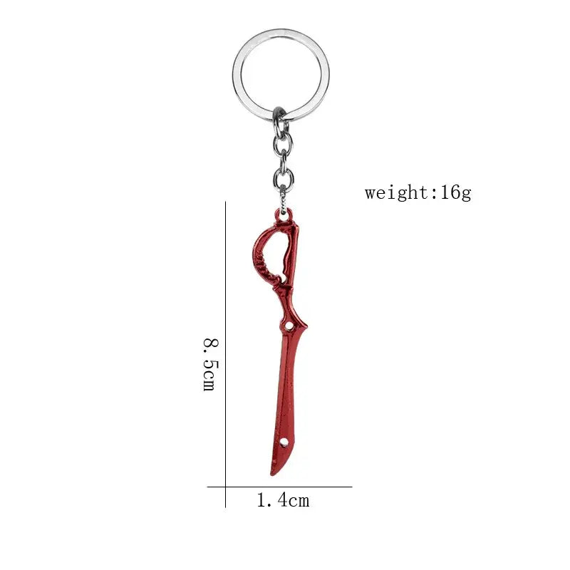 Kill La Kill Matoi Ryuko Keychain – Mini Metal Red Scissor Blade