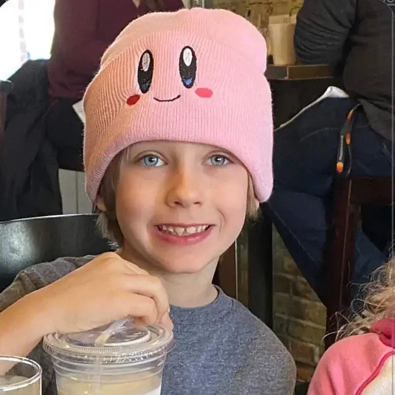 Kirby Kirby Plush Hat – Kawaii Face & Eyes