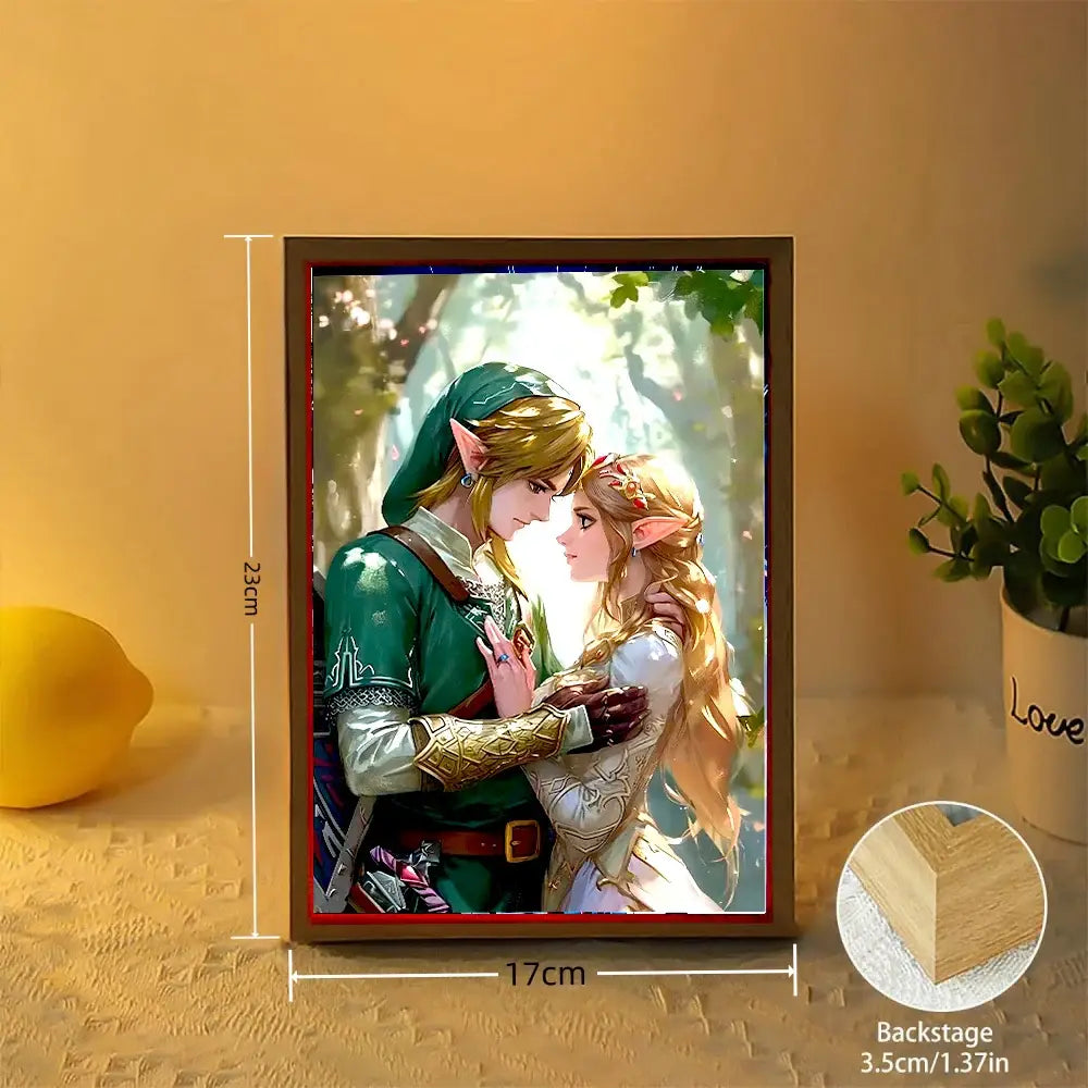 Legend of Zelda Princess Zelda LED Painting Frame – Night Light