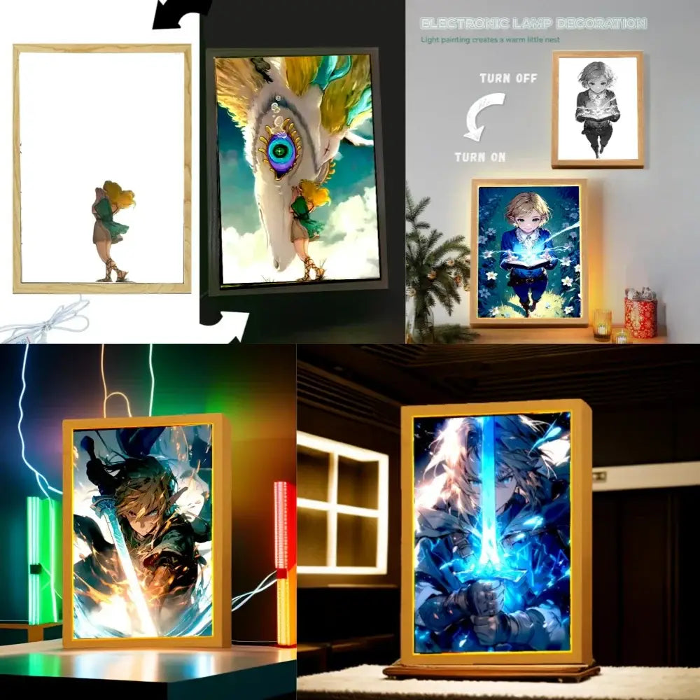 Legend of Zelda Princess Zelda LED Painting Frame – Night Light