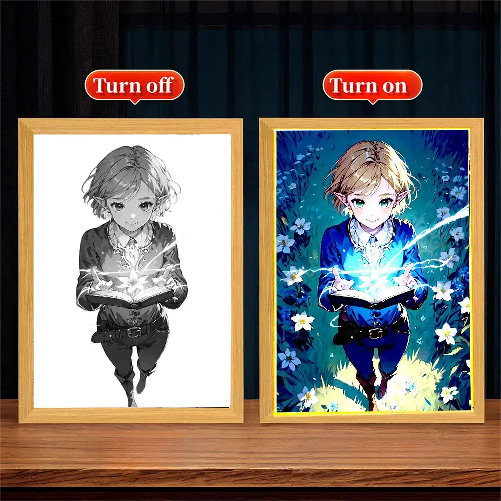 Legend of Zelda Princess Zelda LED Painting Frame – Night Light