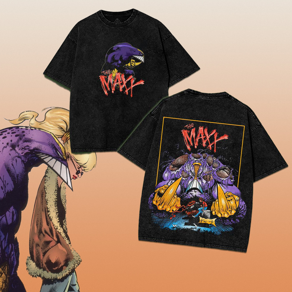 The Maxx Graphic Comic Washed Tees