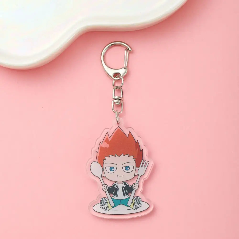Mob Psycho 100 Shigeo Kageyama Acrylic Keychain – Cute Backpack Charm
