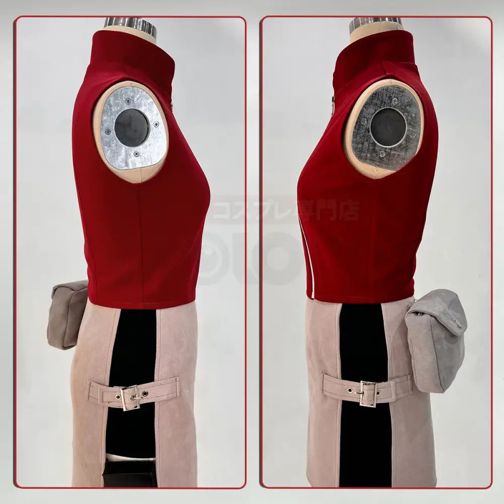Naruto Haruno Sakura Cosplay Set – Top Skirt Shorts