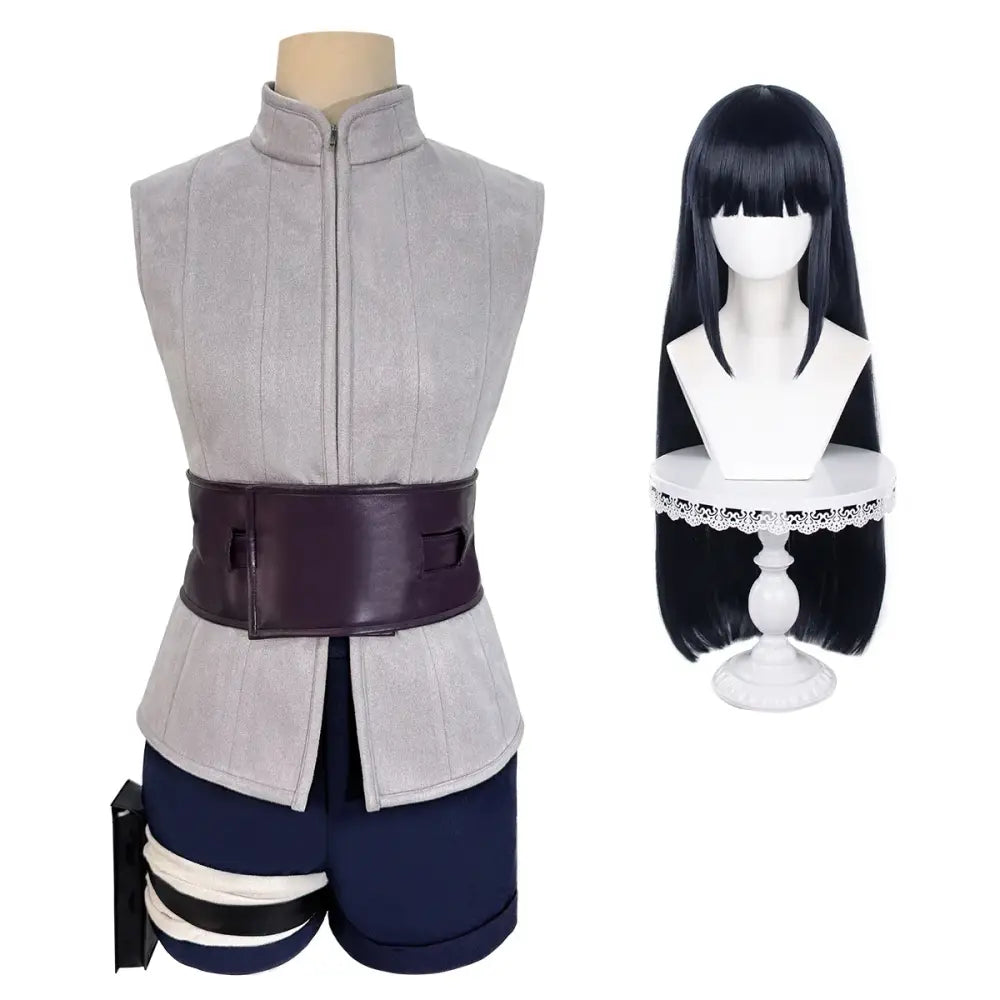 Naruto Hyuga Hinata Cosplay Wig – Anime Costume Set
