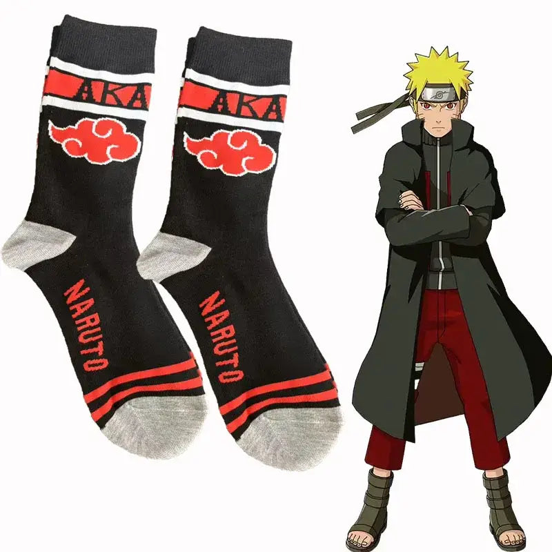 Naruto Naruto Knitted Crew Socks – Unisex Cartoon Gift