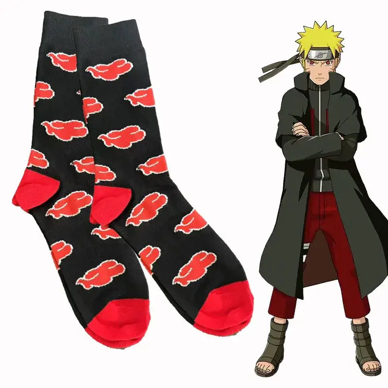 Naruto Naruto Knitted Crew Socks – Unisex Cartoon Gift