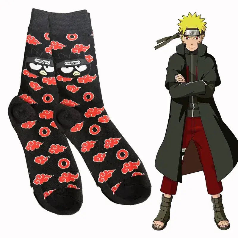 Naruto Naruto Knitted Crew Socks – Unisex Cartoon Gift