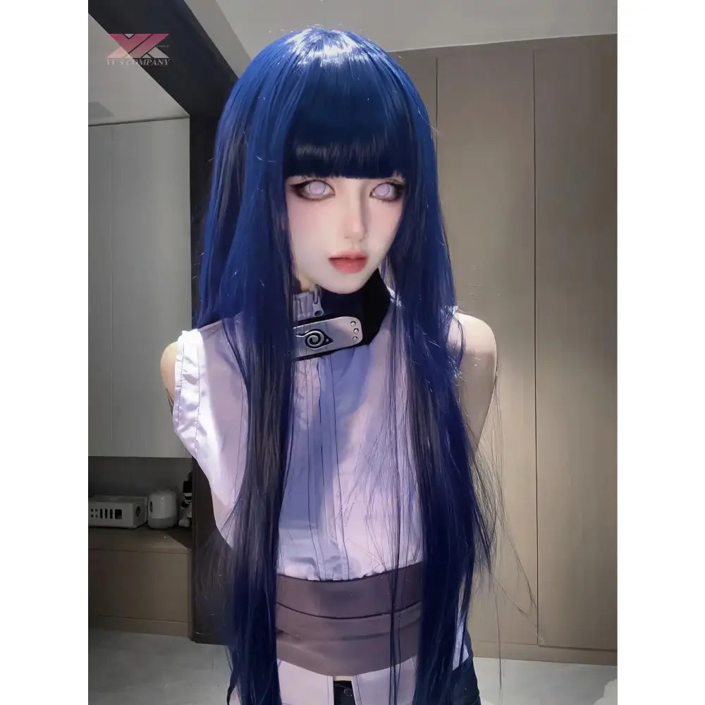Naruto Shippuden Hinata Hyuga Cosplay Set – Shirt Pants Belt