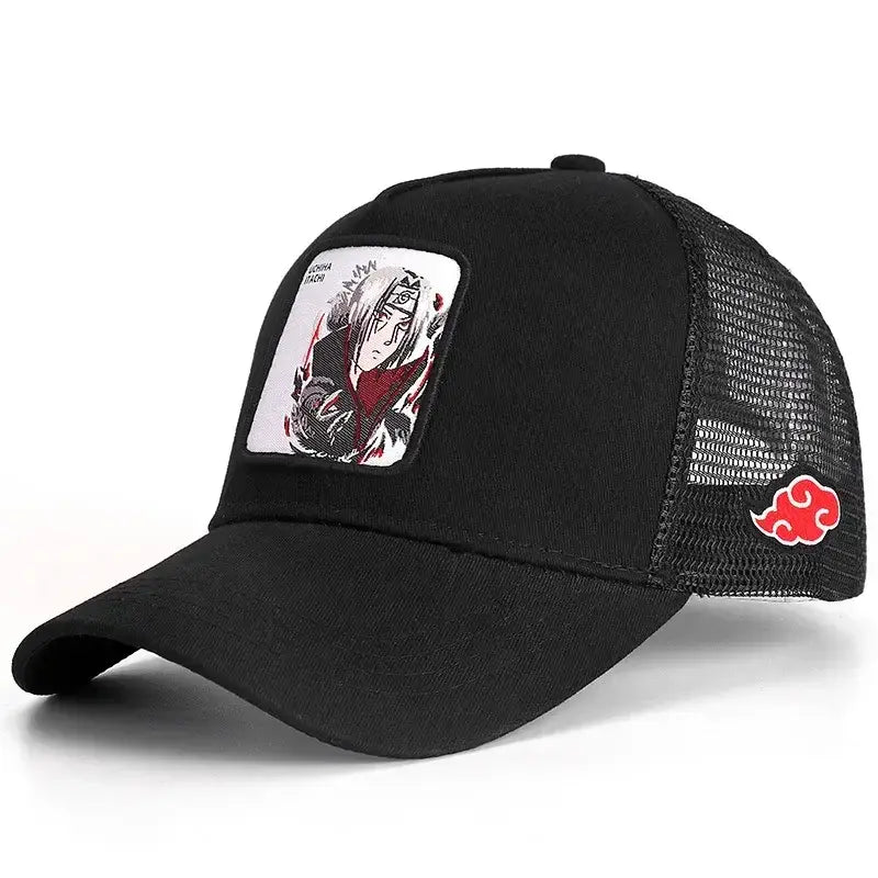 Naruto Uchiha Itachi Snapback Cap – Adjustable Mesh Hat