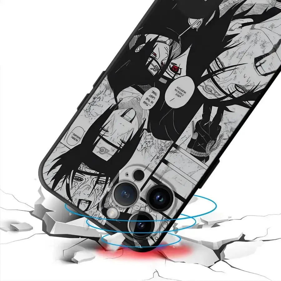 Naruto Uchiha Itachi Soft Phone Case – Black TPU