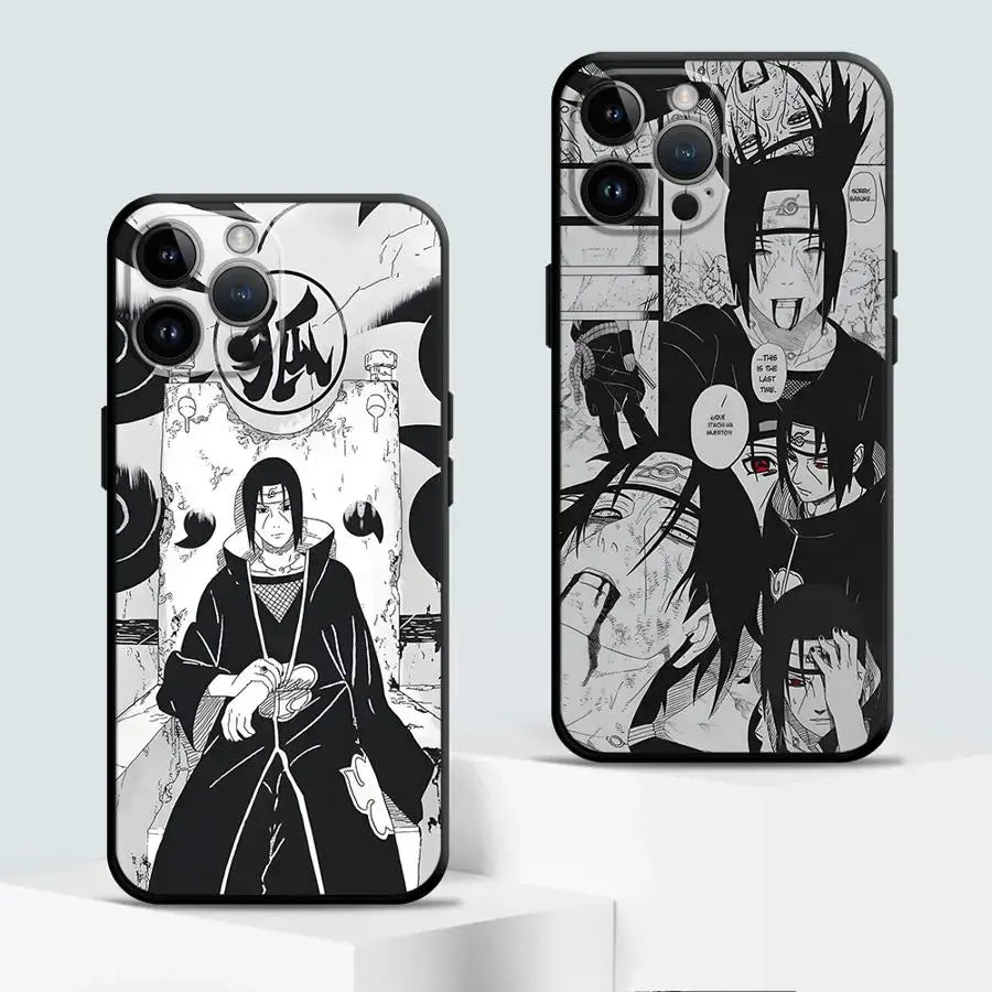 Naruto Uchiha Itachi Soft Phone Case – Black TPU