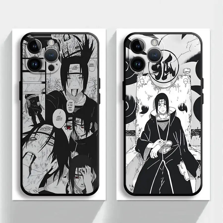Naruto Uchiha Itachi Soft Phone Case – Black TPU