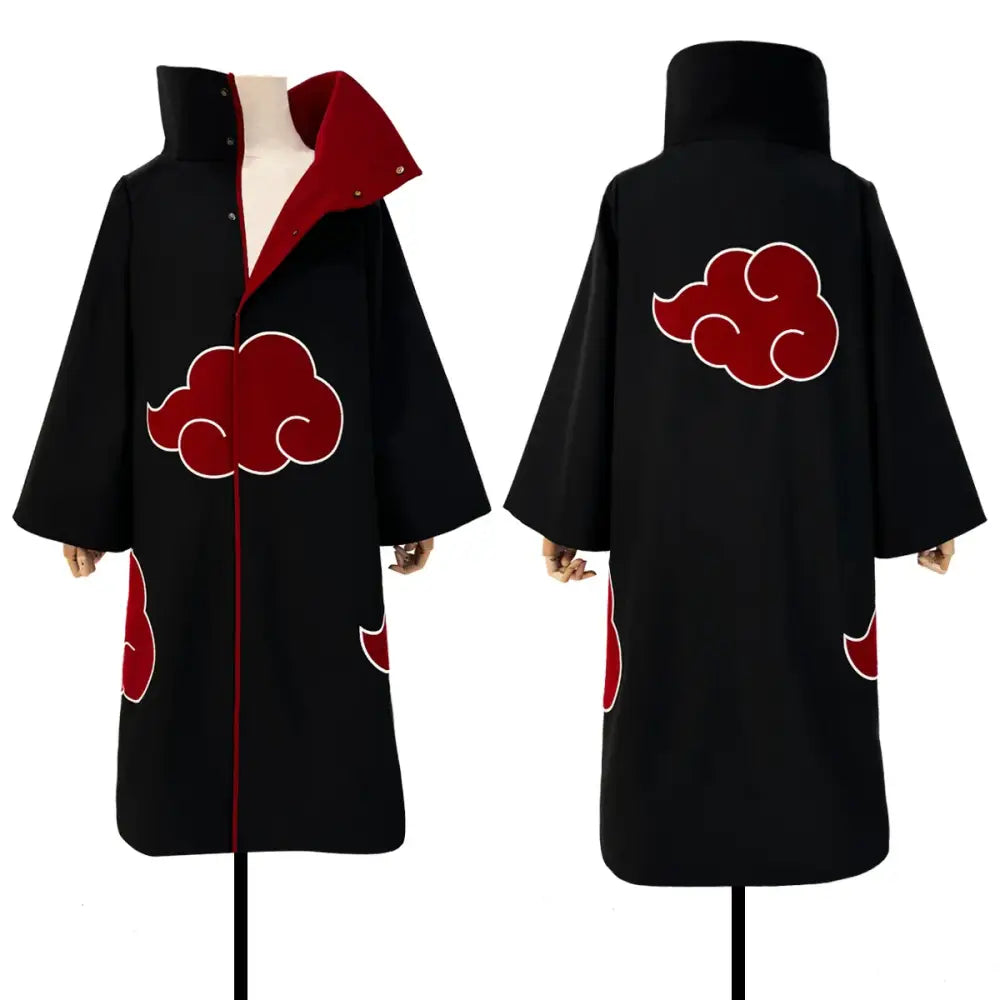 Naruto Uchiha Sasuke Cosplay Cloak – Hawk Team Embroidery