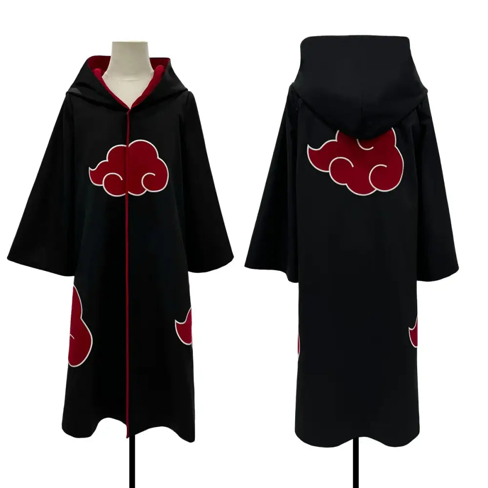 Naruto Uchiha Sasuke Cosplay Cloak – Hawk Team Embroidery