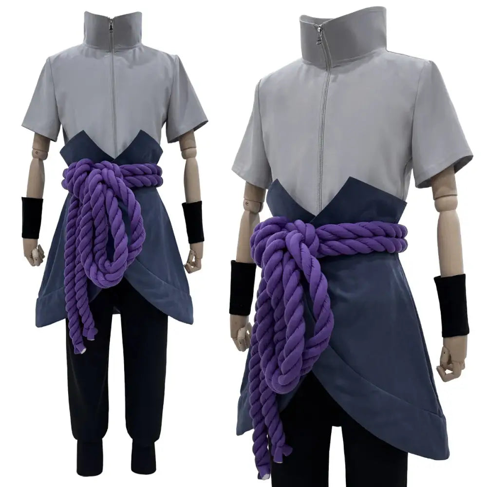 Naruto Uchiha Sasuke Cosplay Costume – Adult Unisex