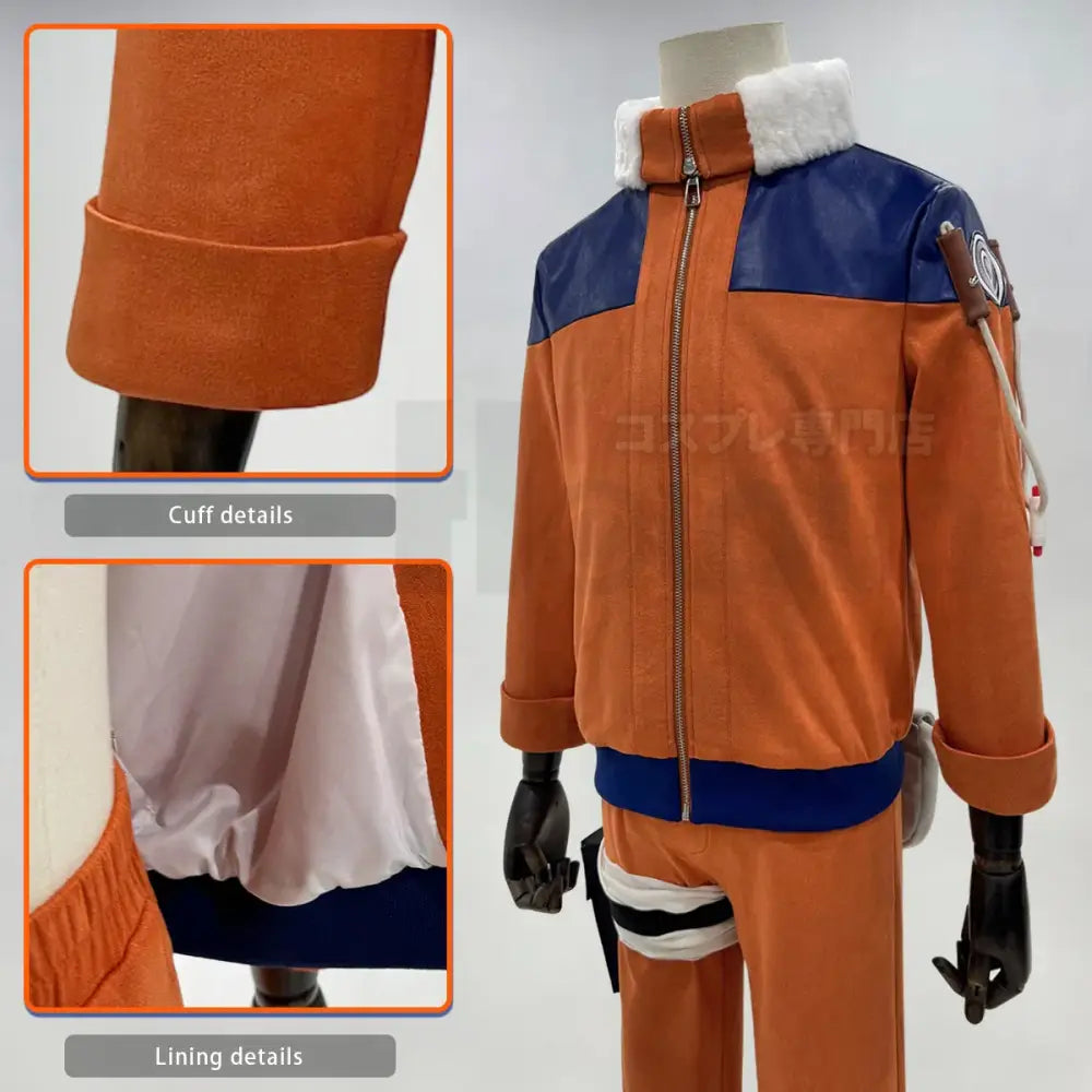 Naruto Uzumaki Cosplay Costume – Teen Adult Set
