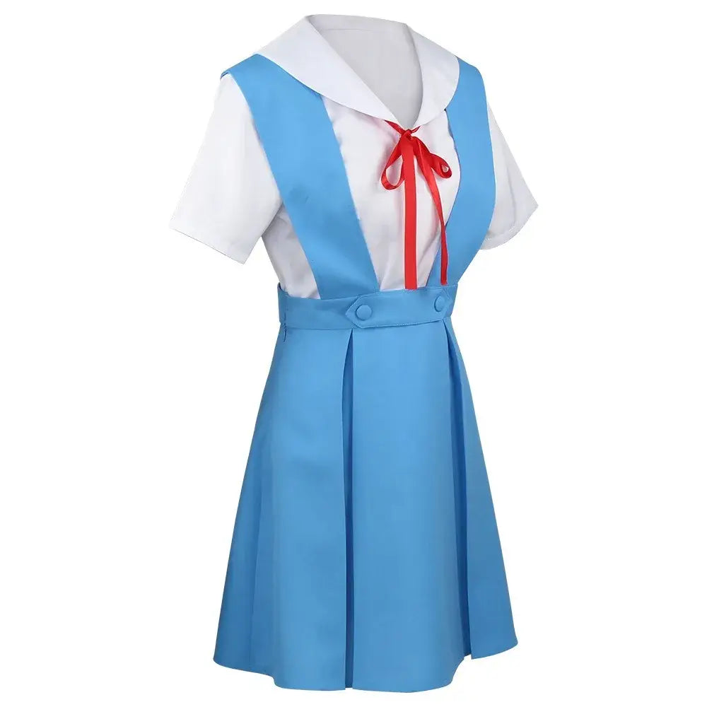 Neon Genesis Evangelion Ayanami Rei Cosplay Dress – With Socks