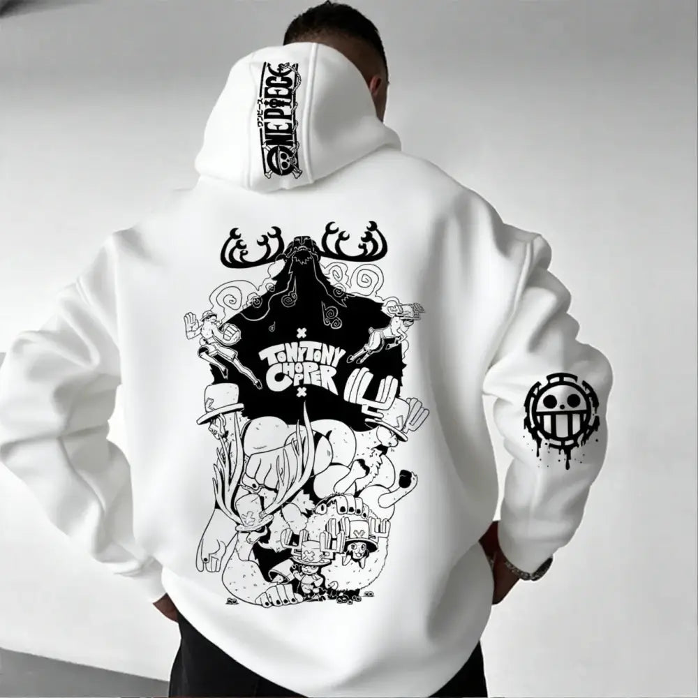 One Piece Chopper Oversized Hoodie – Graphic Print