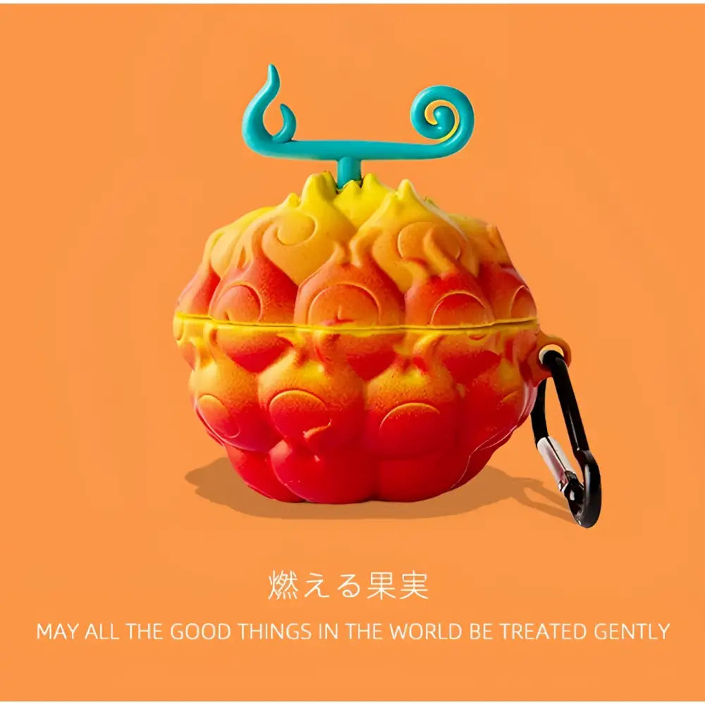 One Piece Devil Fruit For Airpods 4 Case 2024,Anime Silicone Protective Earphone Cover For Airpods Pro 2 Case/Airpods 3 2 1 Case