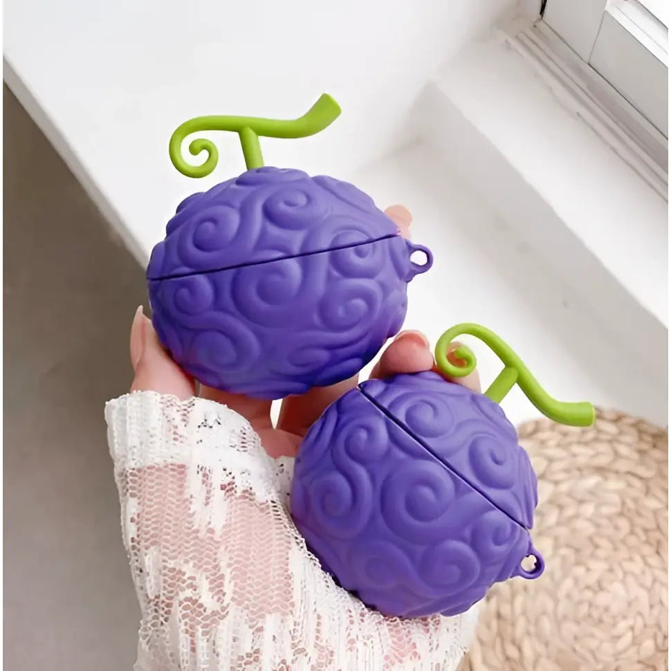 One Piece Devil Fruit For Airpods 4 Case 2024,Anime Silicone Protective Earphone Cover For Airpods Pro 2 Case/Airpods 3 2 1 Case