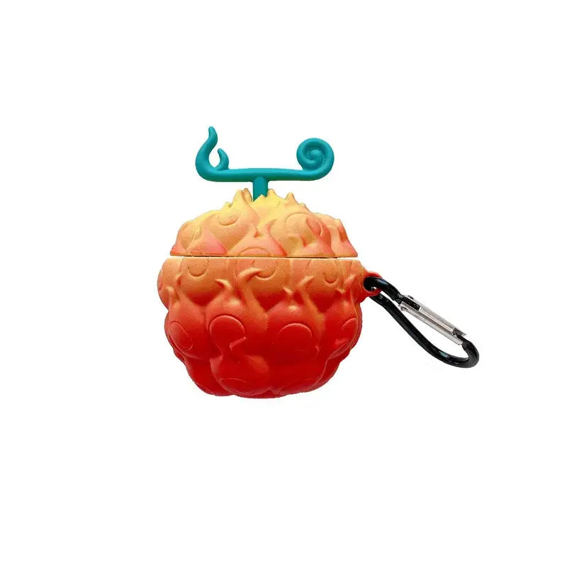 One Piece Devil Fruit For Airpods 4 Case 2024,Anime Silicone Protective Earphone Cover For Airpods Pro 2 Case/Airpods 3 2 1 Case