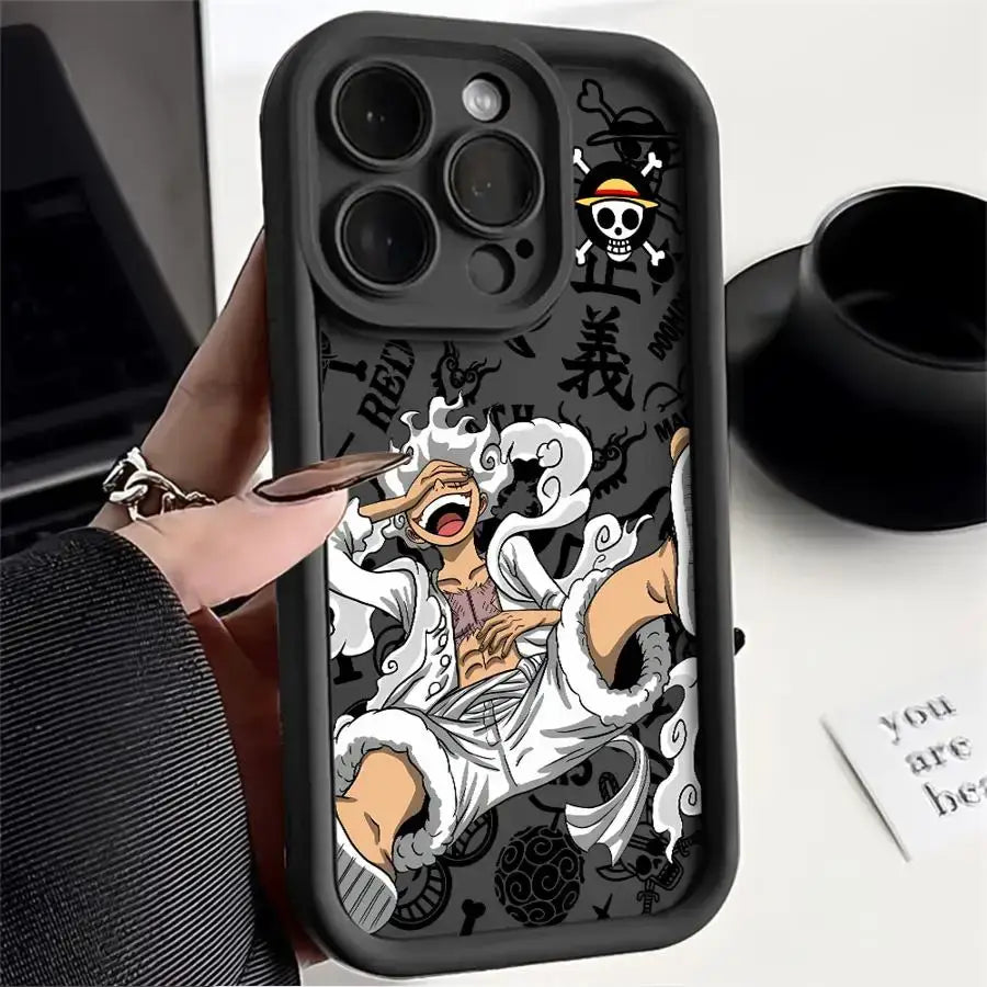 One Piece Luffy Phone Case – Soft Silicone Back Cover