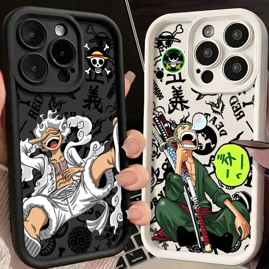 One Piece Luffy Phone Case – Soft Silicone Back Cover