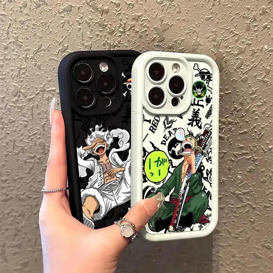 One Piece Luffy Phone Case – Soft Silicone Back Cover